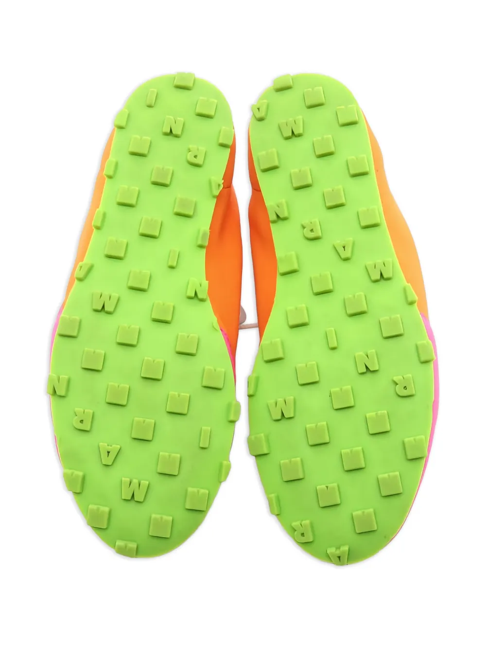 Marni Pre-Owned Sneakers met vlakken - Oranje