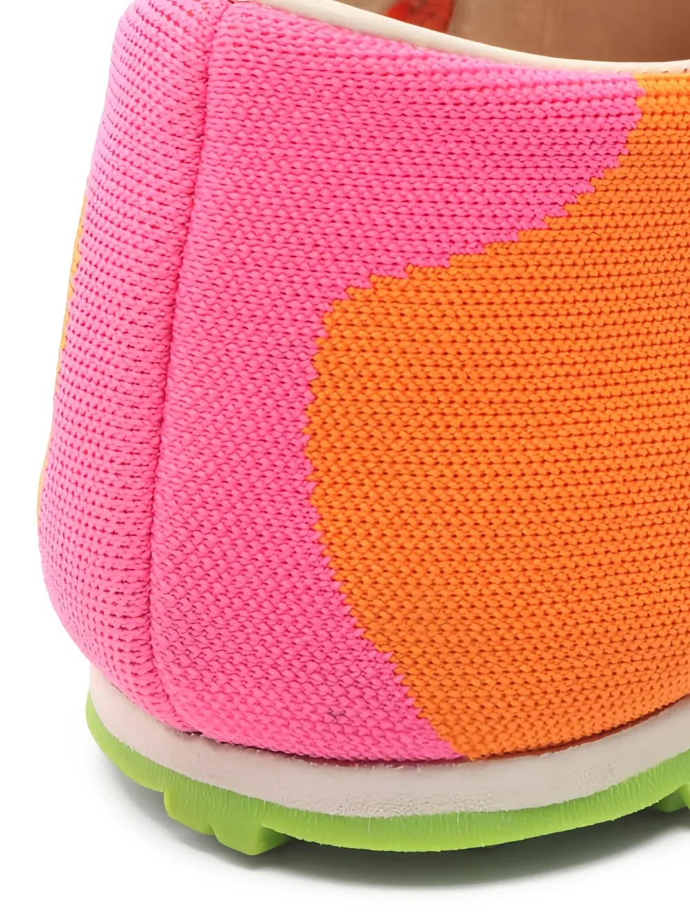 Pre-owned Marni Lace-up Panelled Sneakers In Orange