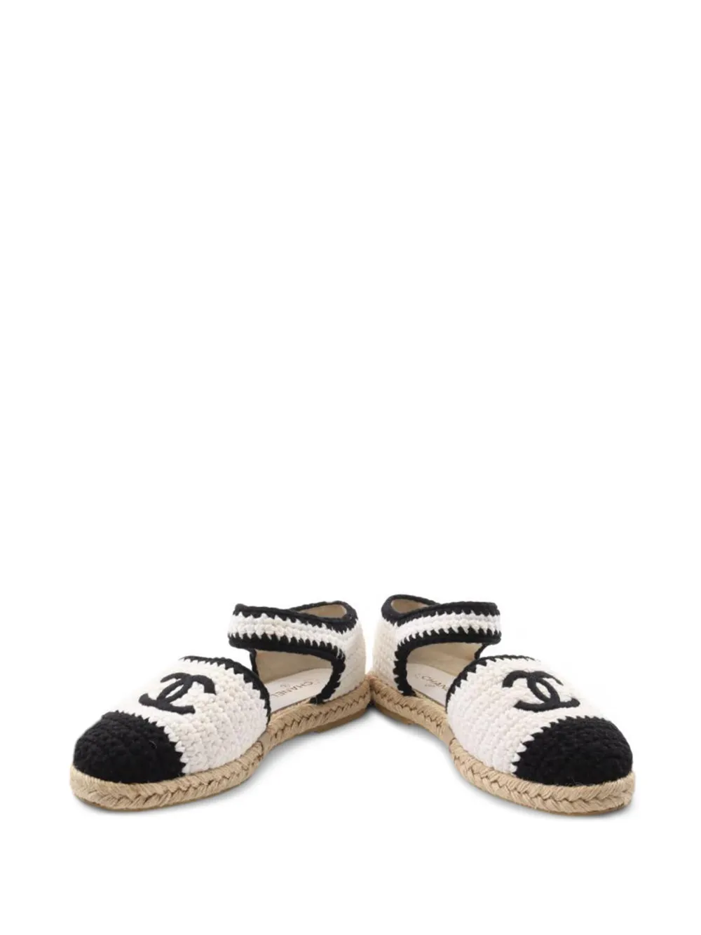CHANEL Pre-Owned Coco Mark espadrilles - Wit