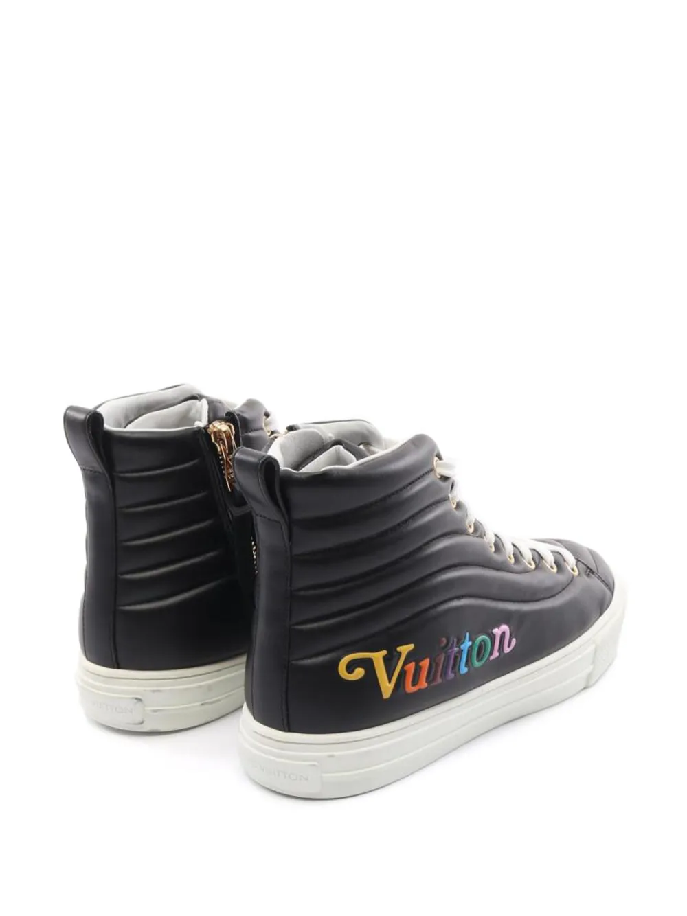 Louis Vuitton Pre-Owned Stellar Line quilted high-top sneakers | Image 2