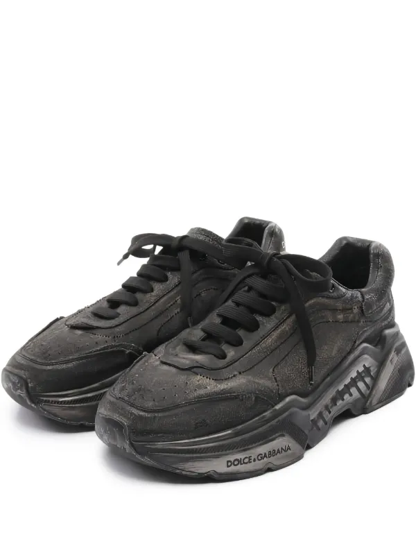 Dolce Gabbana Pre-Owned Day Master Leather lace-up Sneakers