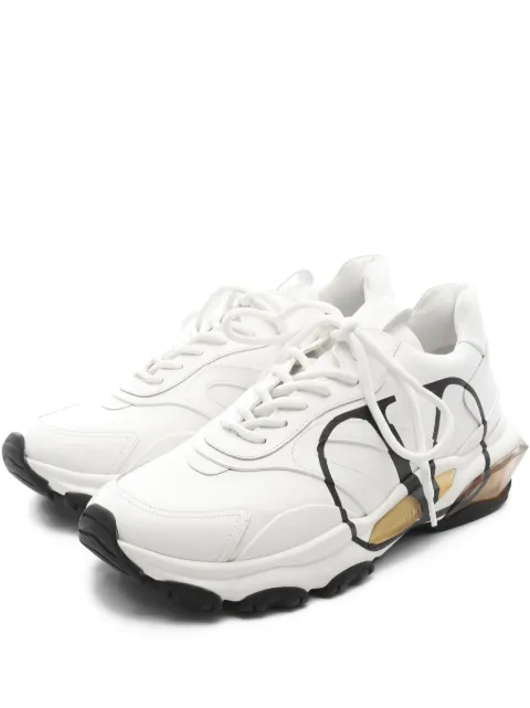 Valentino Garavani Pre-Owned V-logo leather sneakers