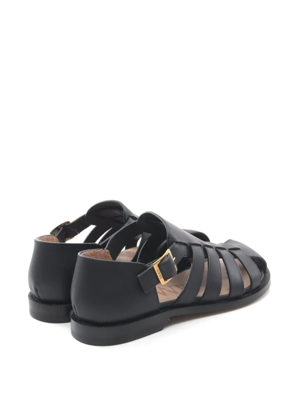 Loewe Pre-Owned Campo leather cage sandals | Image 2