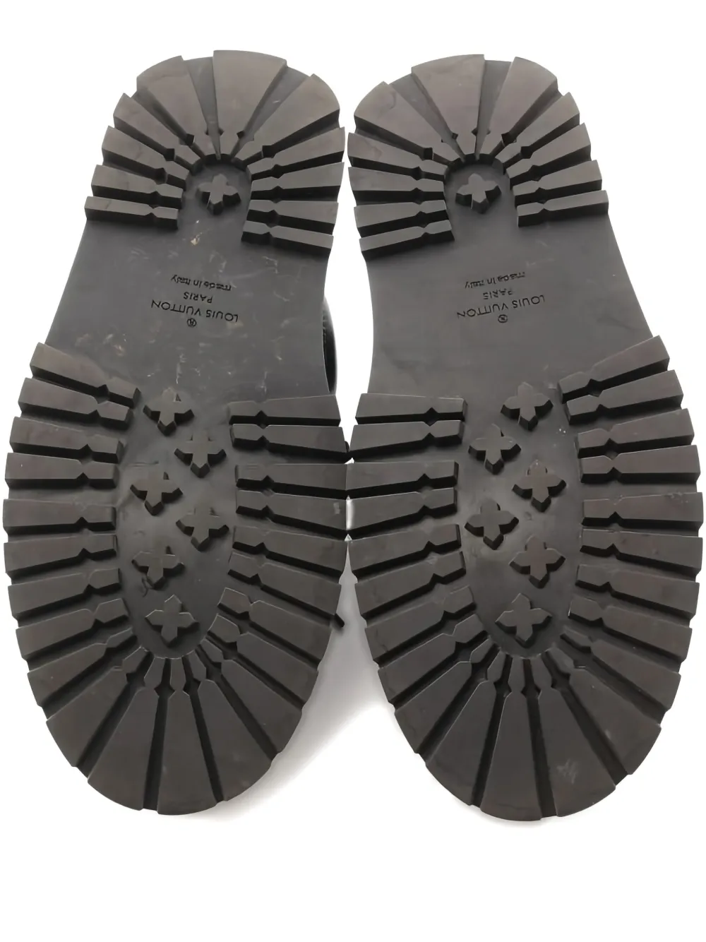 Louis Vuitton Pre-Owned Sneakers in pelle con monogramma - Nero