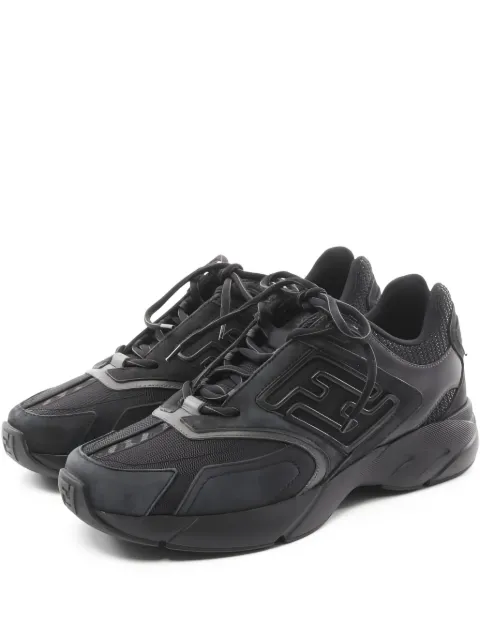 Fendi Pre-Owned Faster suede sneakers