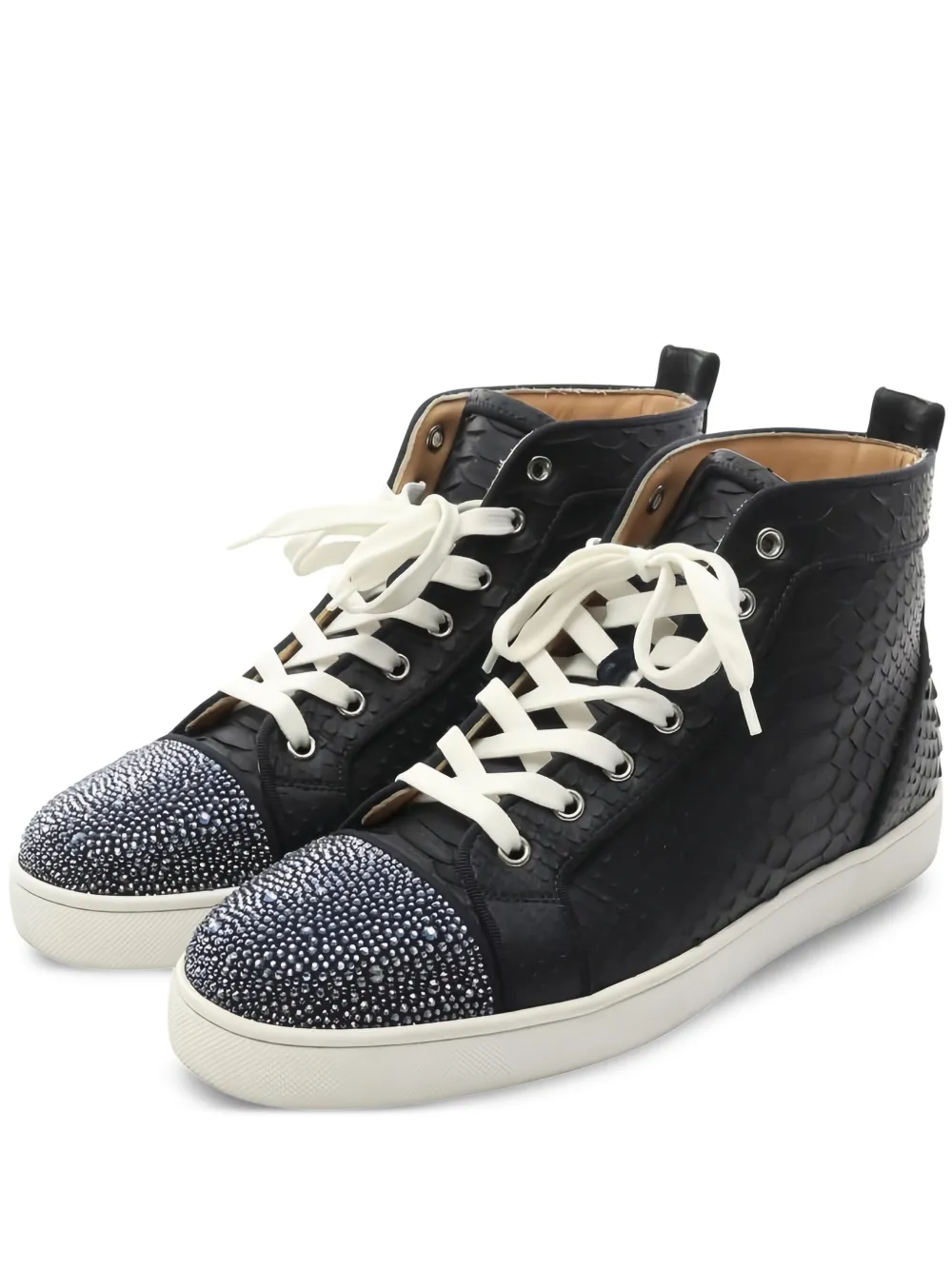 Christian Louboutin Pre-Owned x Swarovski クリスタル スニーカー - ブラック Christian Louboutin Pre-Owned x Swarovski クリスタル スニーカー - ブラック