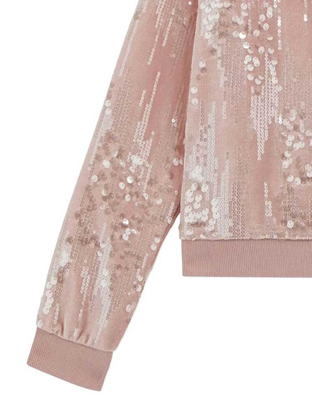 guess kids Hoodie verfraaid met pailletten Roze