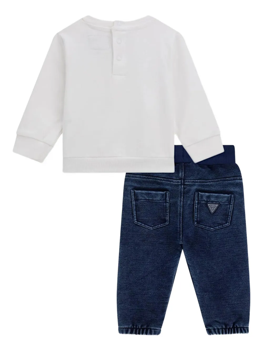 guess kids elasticated-cuff trousers set | Trouser Sets | Image 2