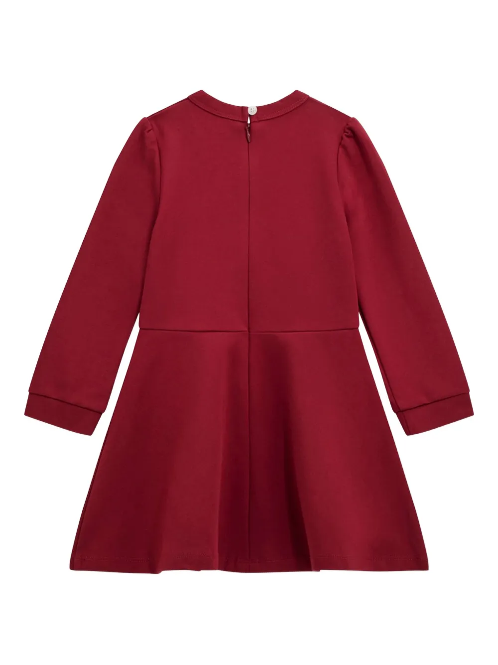 Guess Sequin-embellished Flared Dress In Red