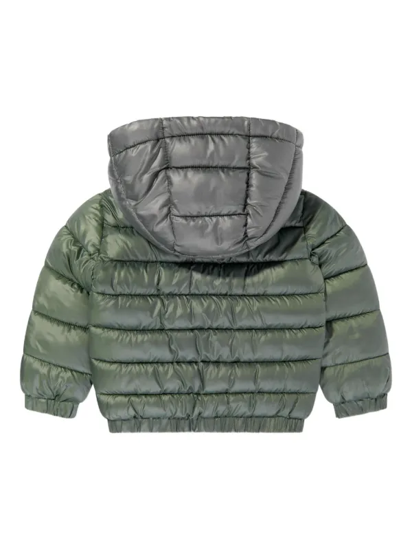 Guess Kids Hooded Puffer Jacket Green FARFETCH PH