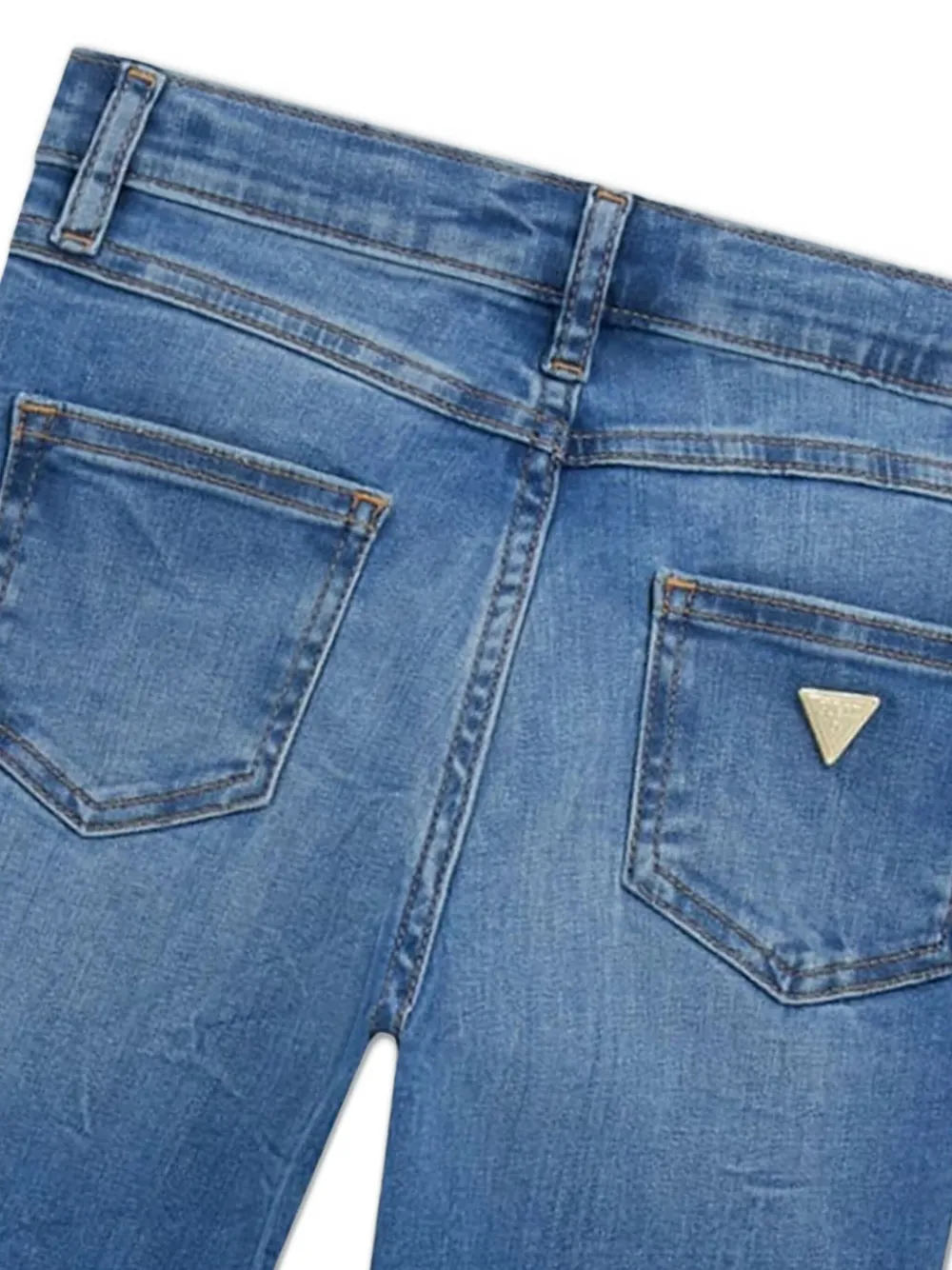 guess kids Jeans verfraaid met knopen Blauw