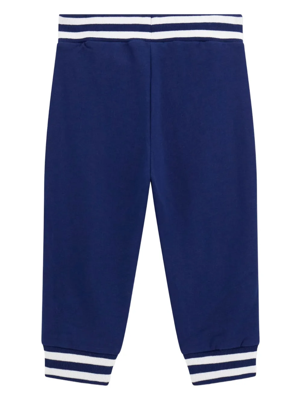 Guess Logo-embroidered Track Pants In Blue