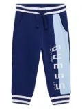 guess kids panelled drawstring track pants - Blue