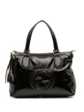Gucci Pre-Owned 2016-2025 Small Patent Soho Working satchel - Black