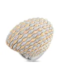PALMIERO 18K gold diamond ring - Silver