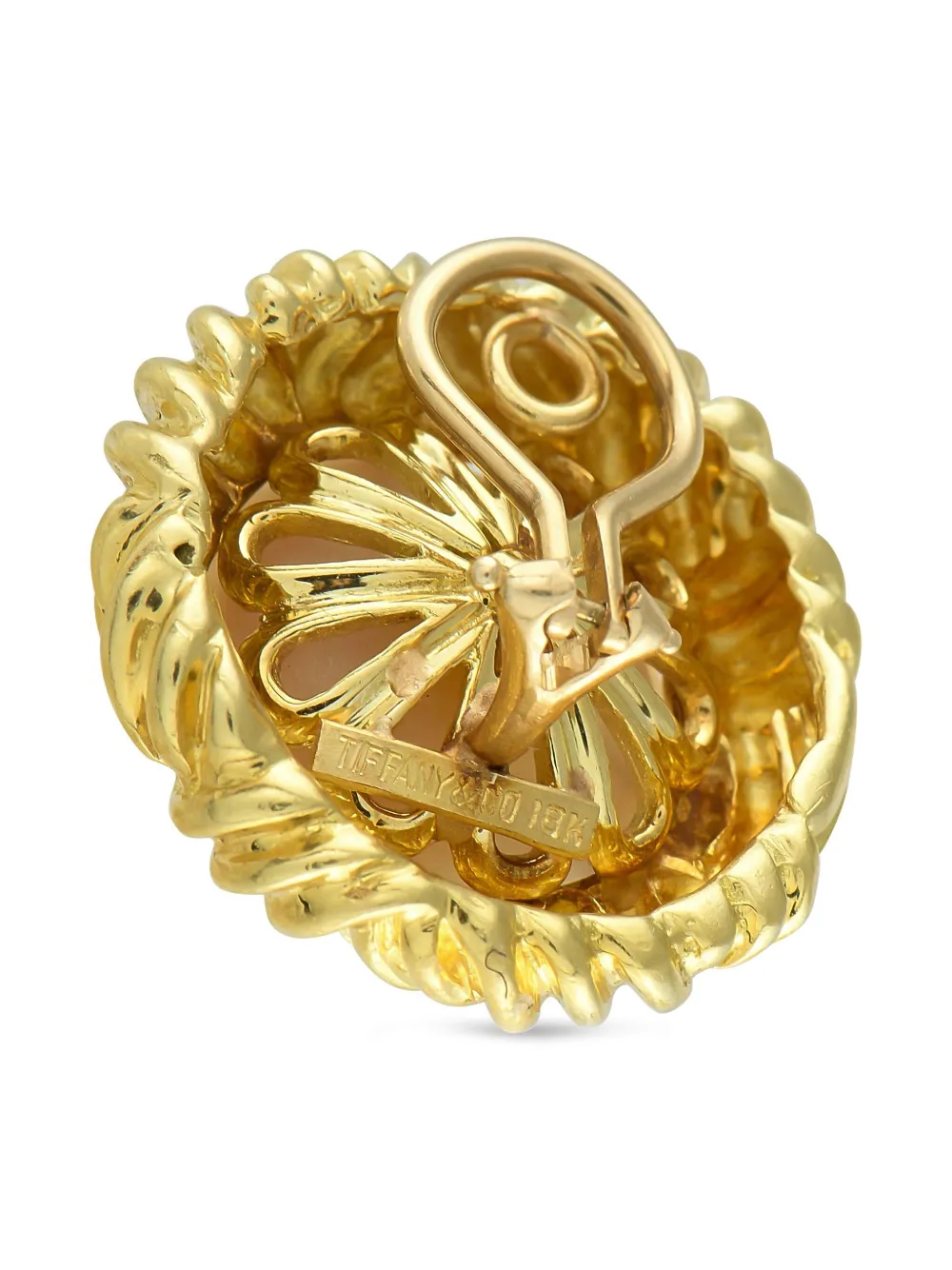 Tiffany & Co. 18K yellow gold mabe pearl earrings | Image 2