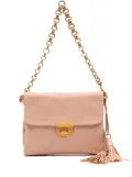 Prada Pre-Owned 2010-2025 Soft Calf Tassel Chain shoulder bag - Pink