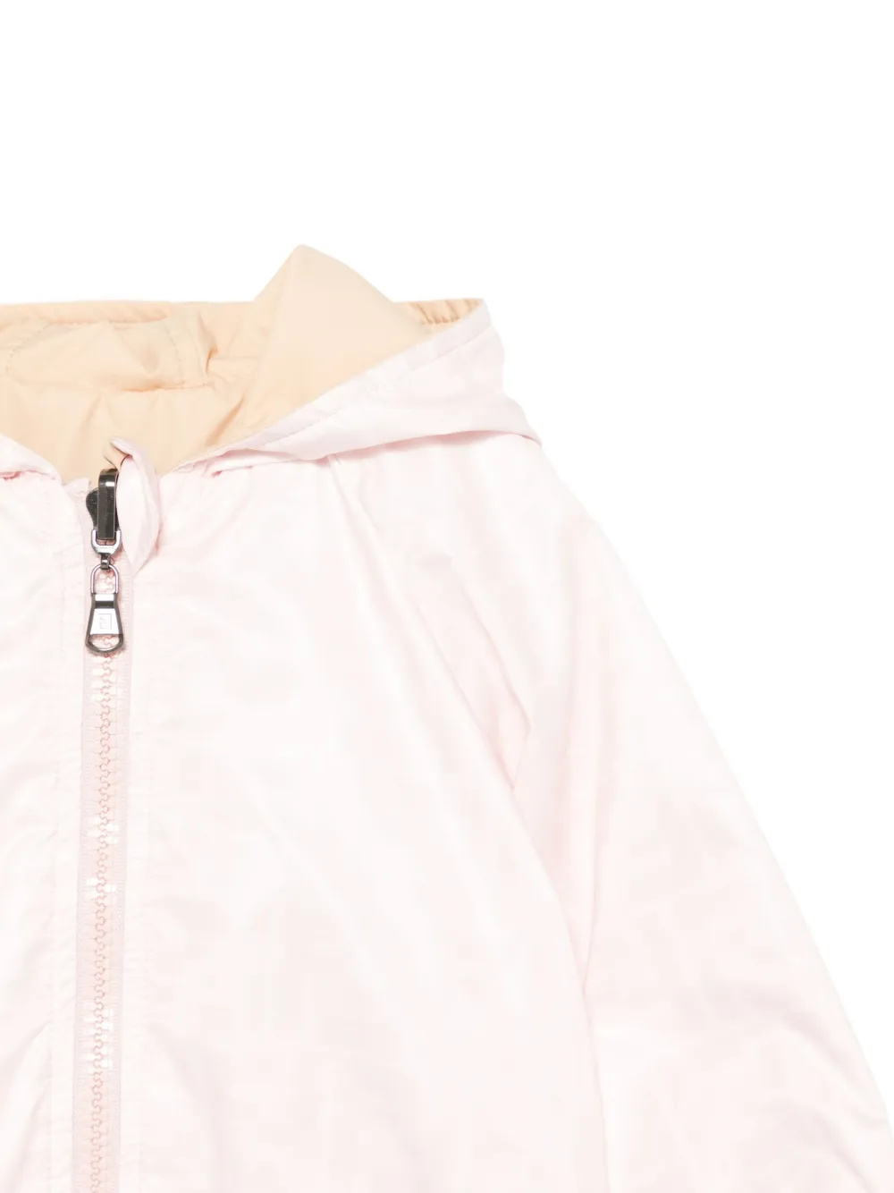 Fendi Kids Jack met capuchon en rits Roze