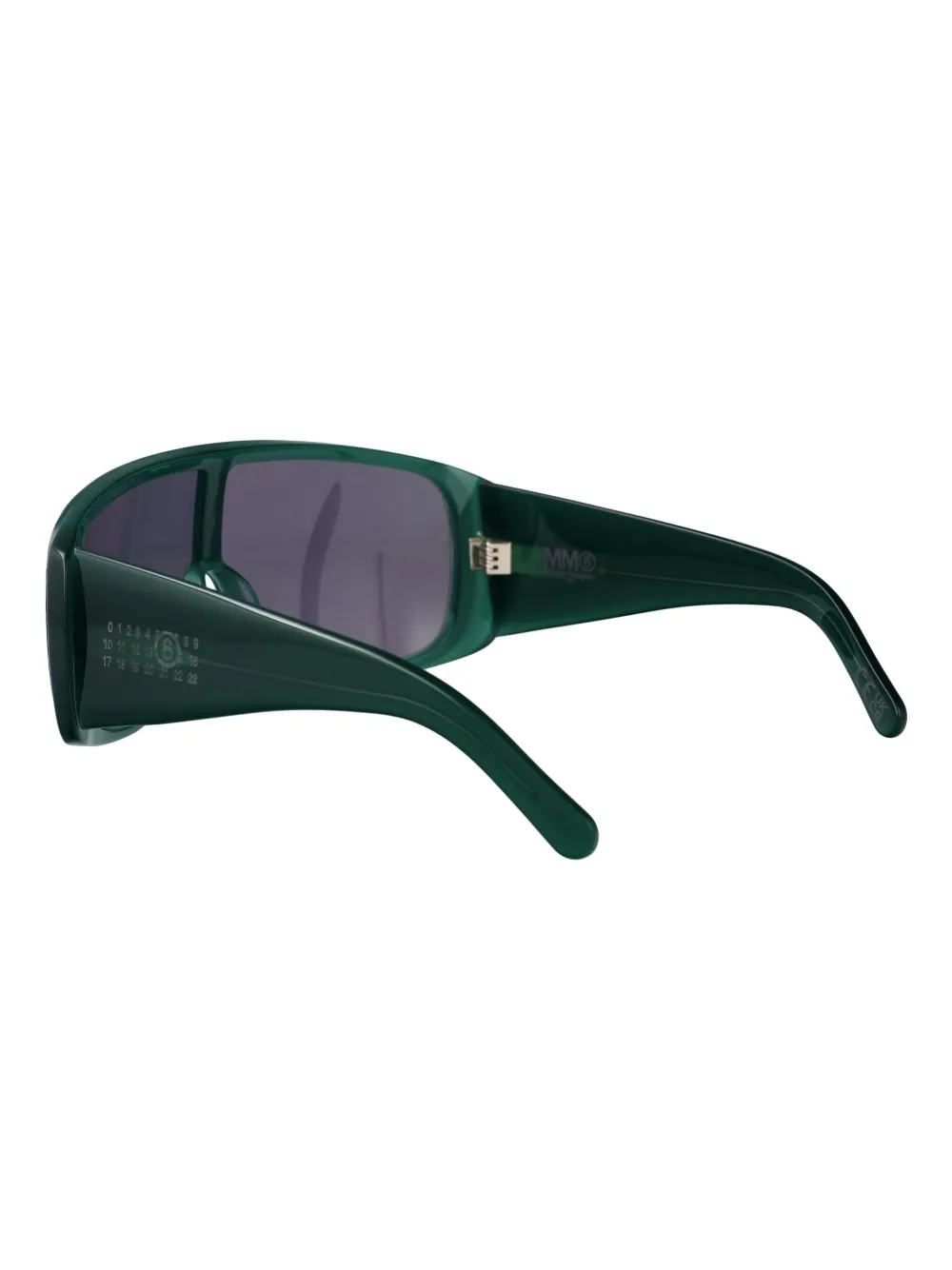 Maison Margiela Z8O zonnebril met oversized montuur Groen