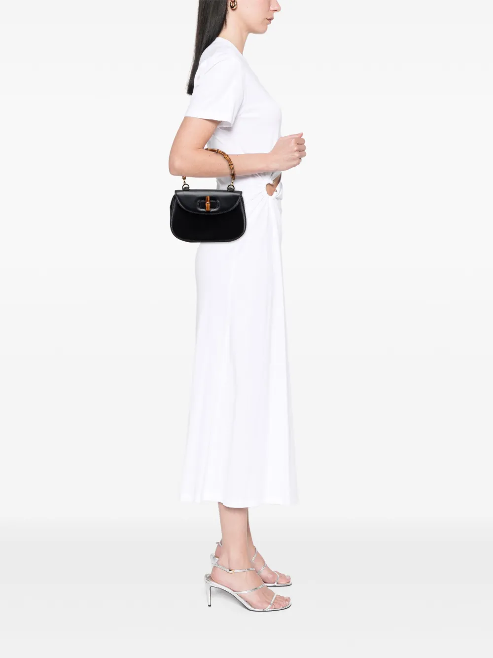 Gucci Pre-Owned 20th Century Calfskin Bamboo Night handbag | Pre-Owned | Image 2