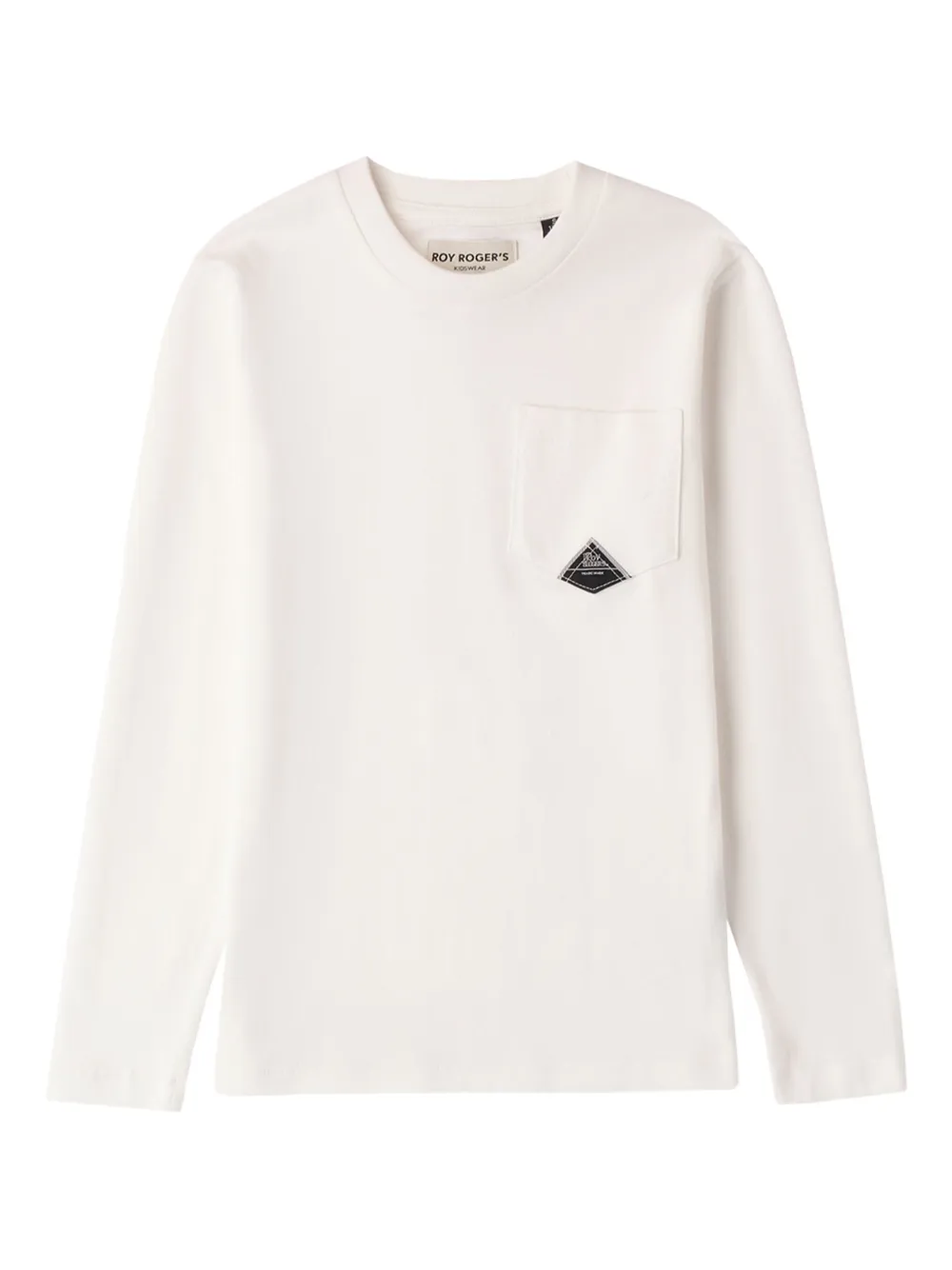 Roy Rogers Kids patch-pocket long-sleeve T-shirt - Toni neutri