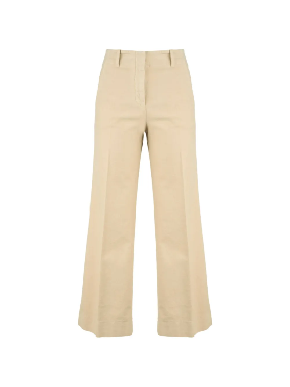 Incotex pressed-crease wide-leg trousers - Toni neutri