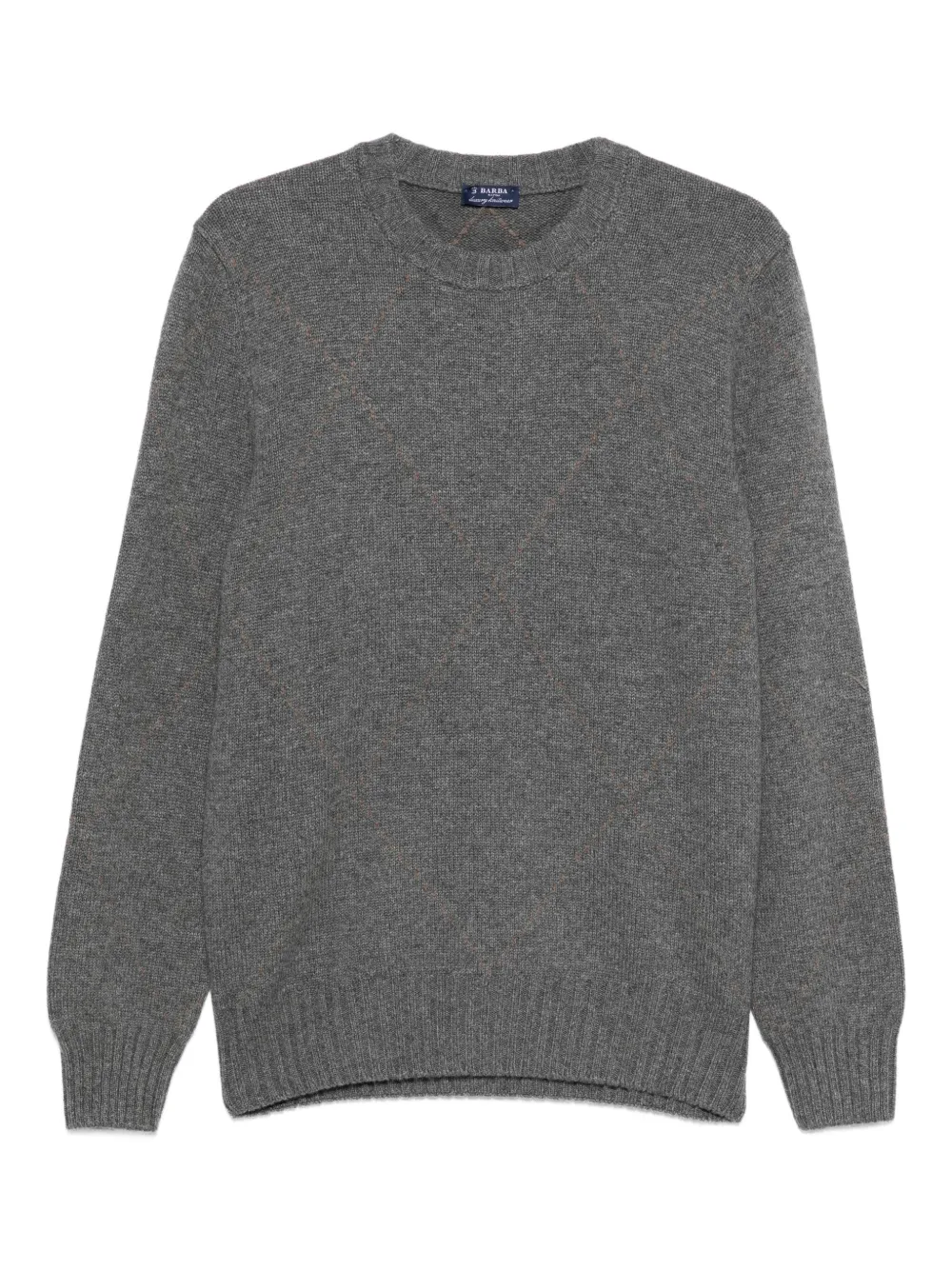 Barba suéter con cuello redondo | gris | Image 1