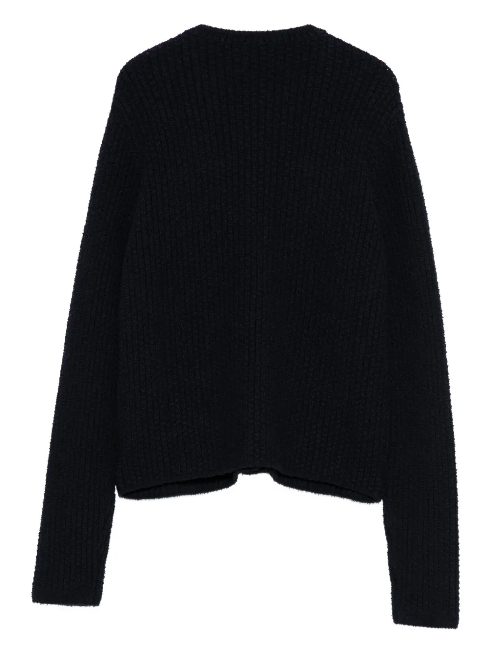 Gucci Kids Geribbeld wollen vest 4180 DARK BLUE