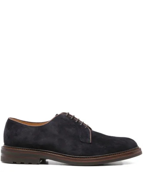 Brunello Cucinelli suede lace-up shoes