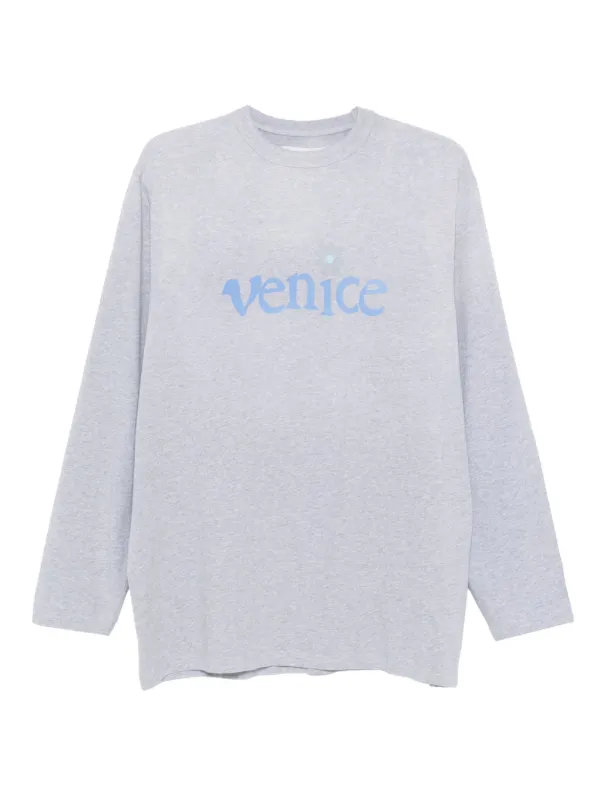 ERL プリント ロングTシャツ | グレー | FARFETCH JP