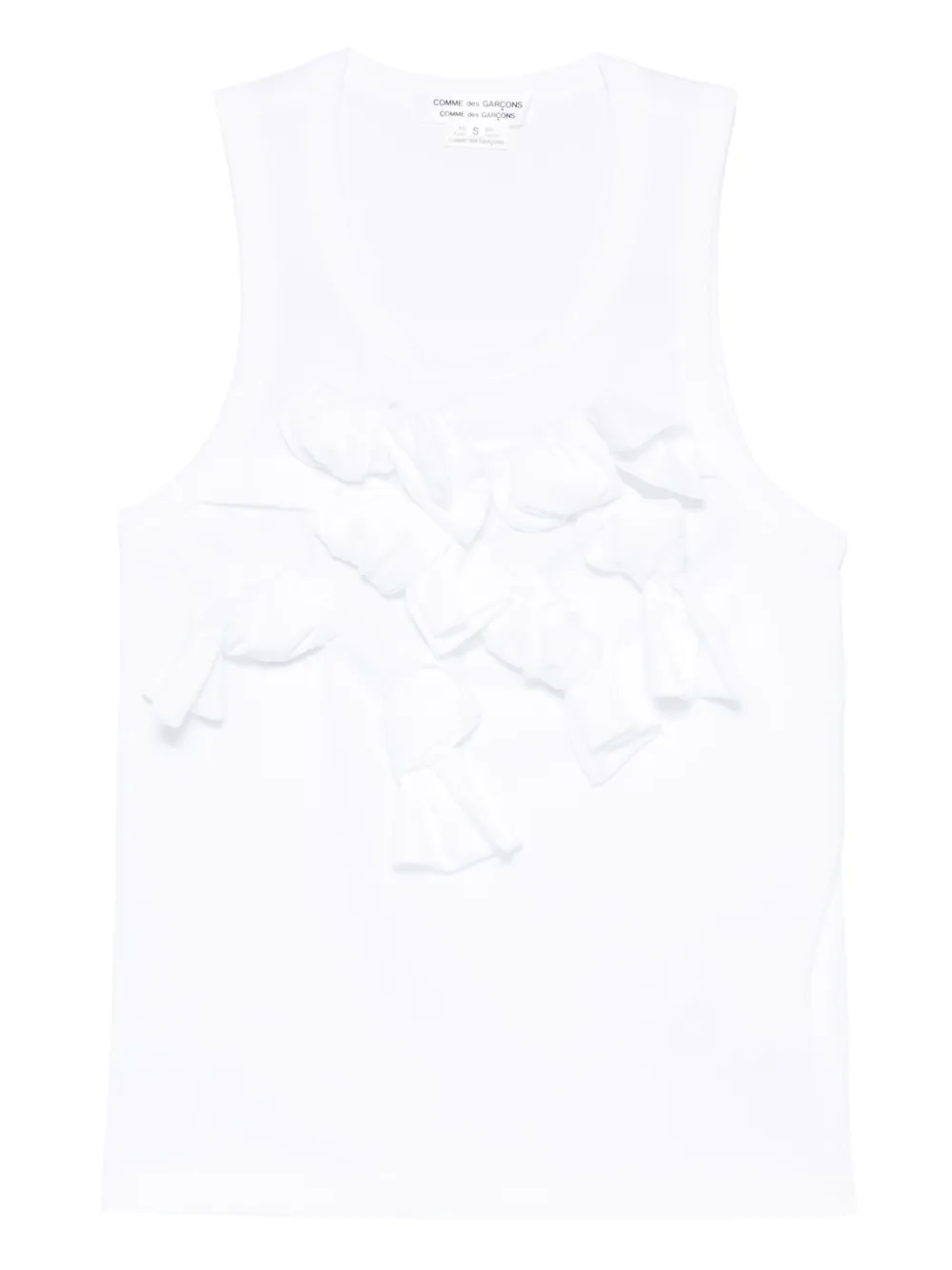 Comme Des Garçons Comme Des Garçons ruffled top | White | Image 1