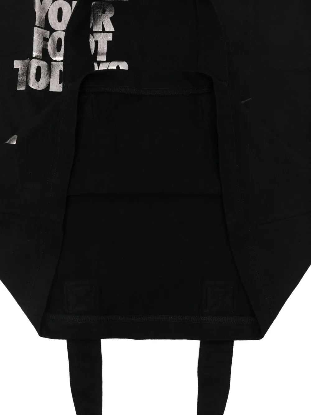Black Comme Des Garçons X Nike Slogan-print Tote Bag In Black