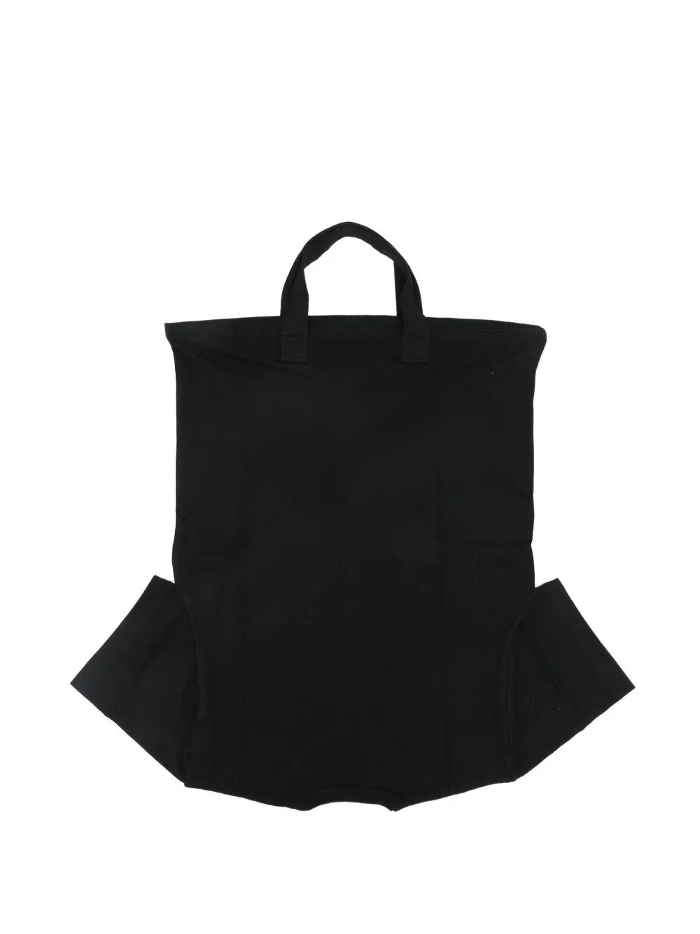 Black Comme Des Garçons x Nike shopper met tekst Zwart