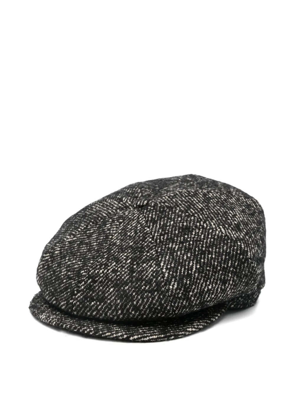 Tagliatore tweed beret | Black | Image 1