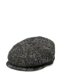 Tagliatore tweed beret - Black