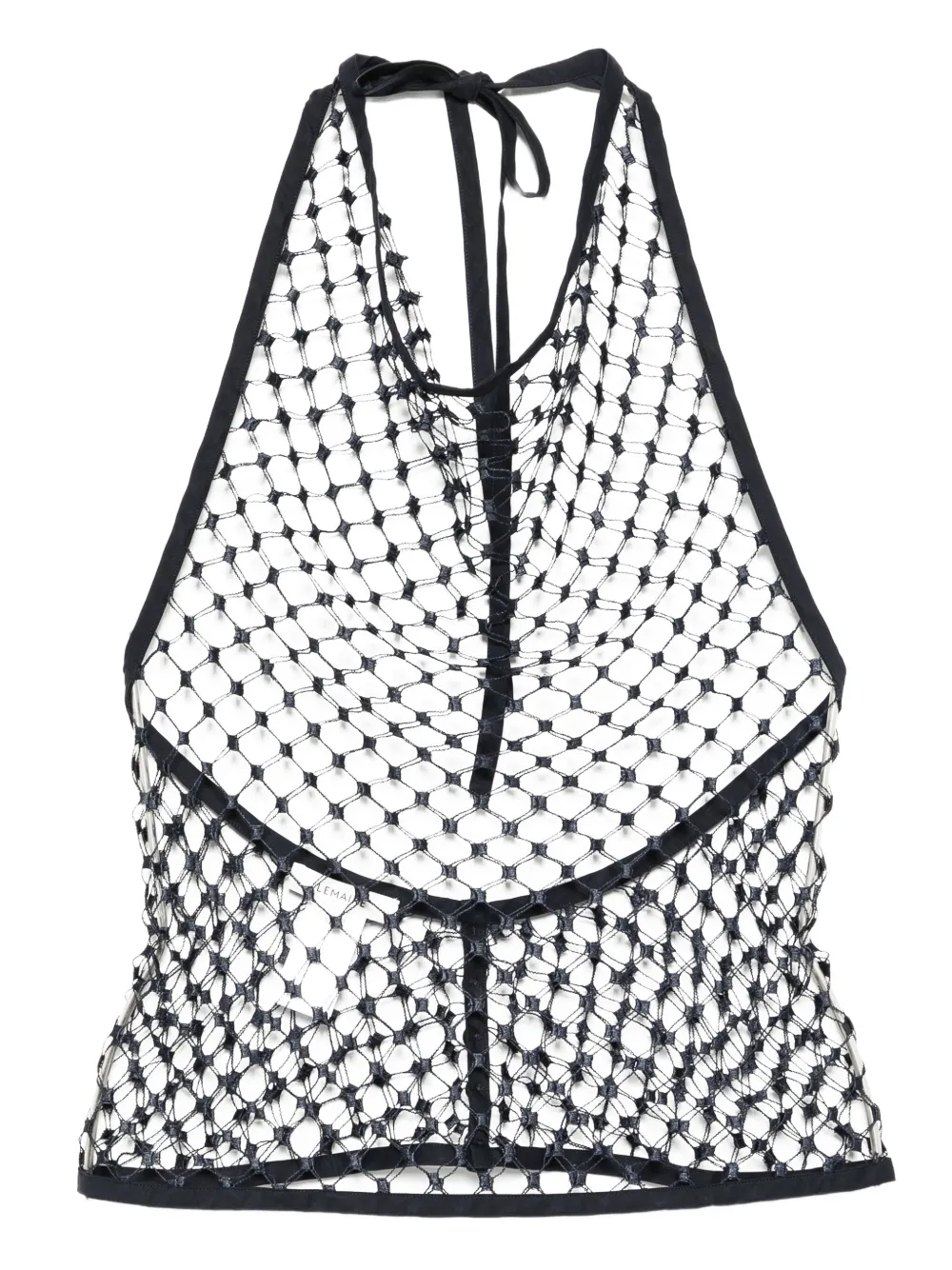 LEMAIRE Fishnet halter top | Blue | Image 1