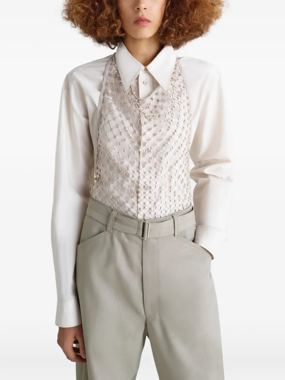LEMAIRE Top Fishnet - Toni neutri