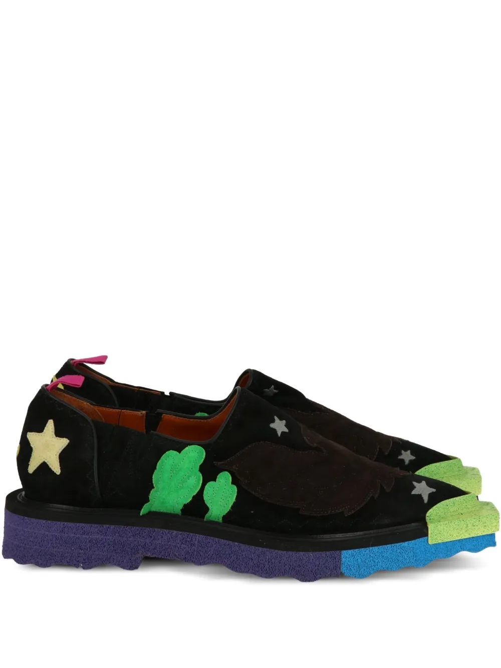 Off-White suede sneakers Black