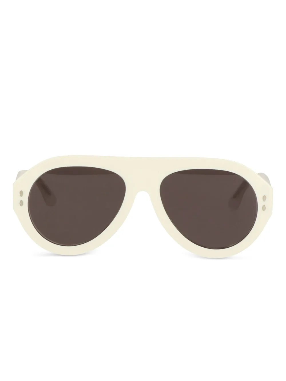 Isabel Marant Eyewear  oval-frame sunglasses | Neutrals | Image 1