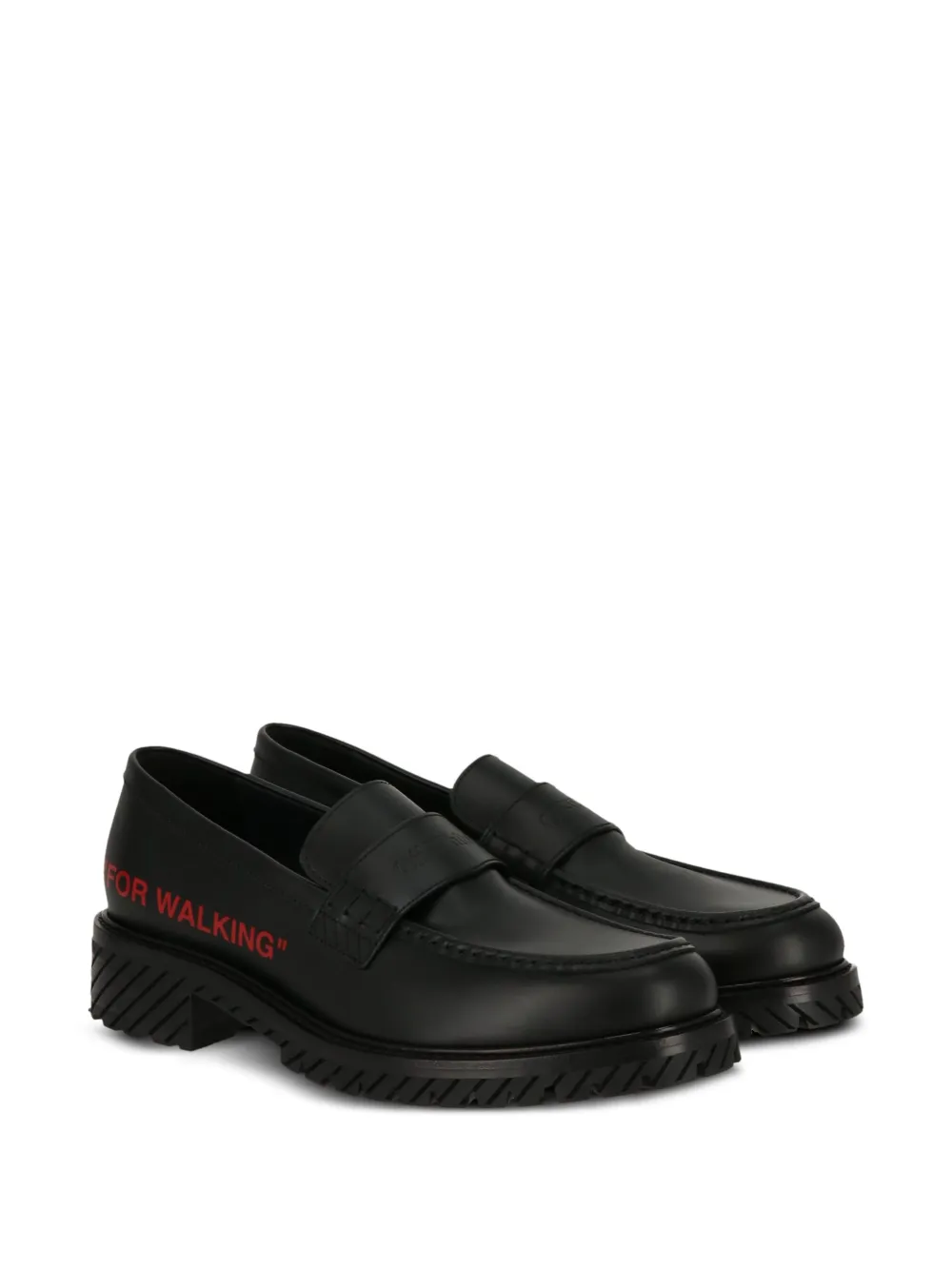Off-White slogan-print loafers | Image 2