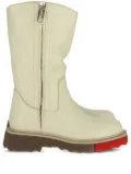 Off-White zip-up boots - Neutrals