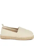 Off-White logo-pattern flat espadrilles