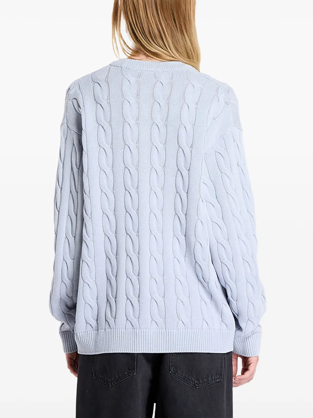 Carhartt WIP ケーブルニット カーディガン | ブルー | FARFETCH JP