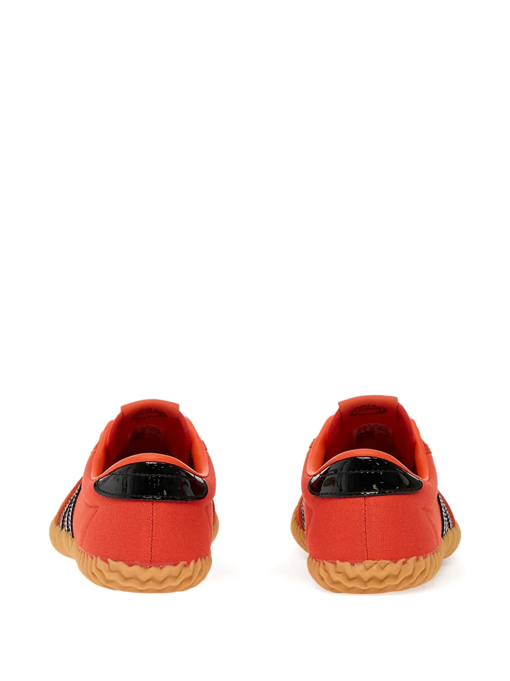 adidas Volley Plimsole three-stripe sneakers Red