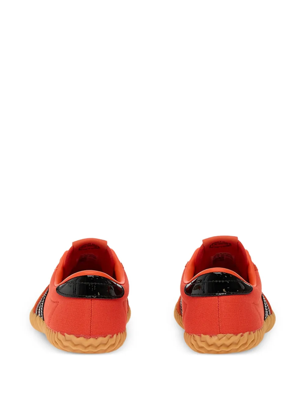 adidas Volley Plimsole three-stripe sneakers Red