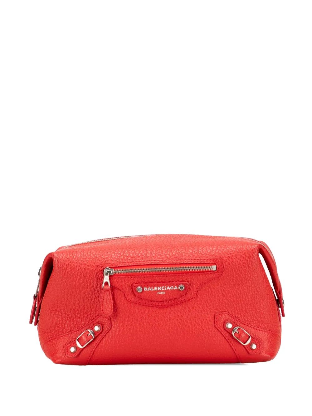 Balenciaga Pre-Owned 2016 Leather Motocross Classic Toiletry pouch - Balenciaga Pre-Owned 2016 Leather Motocross Classic Toiletry pouch -