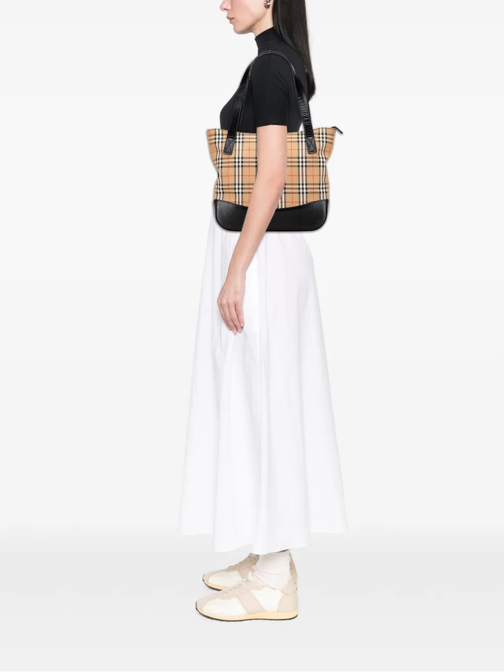 Burberry Pre-Owned 20th Century Haymarket Check Canvas tote bag | Pre-Owned | Image 2