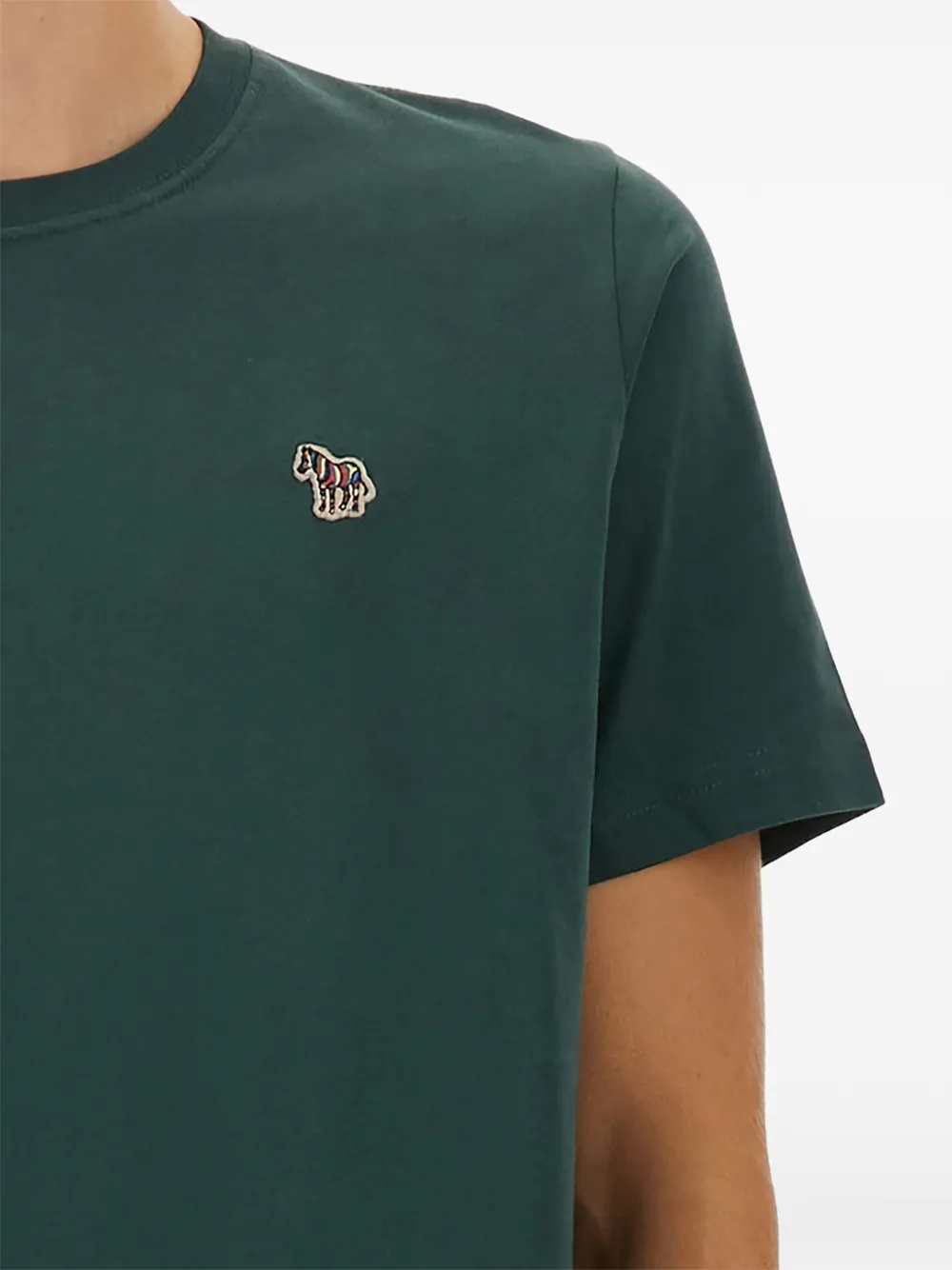 PS Paul Smith zebra logo T-shirt - Groen