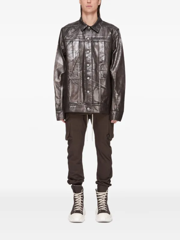 Rick Owens DRKSHDW Drawstring Cargo Pants | Brown | FARFETCH