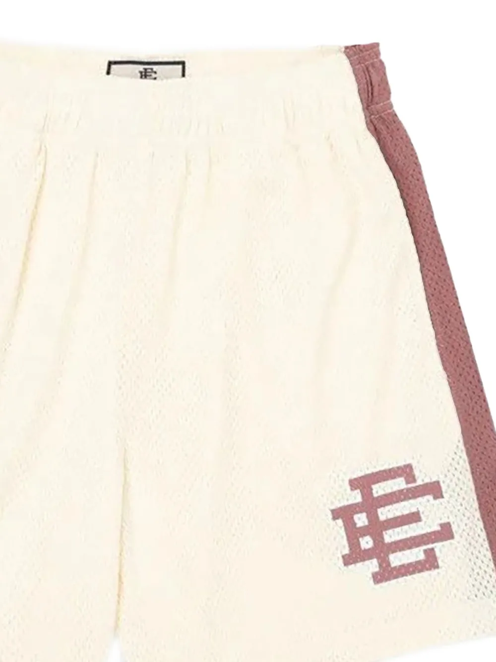 ERIC EMANUEL Basic mesh shorts Beige